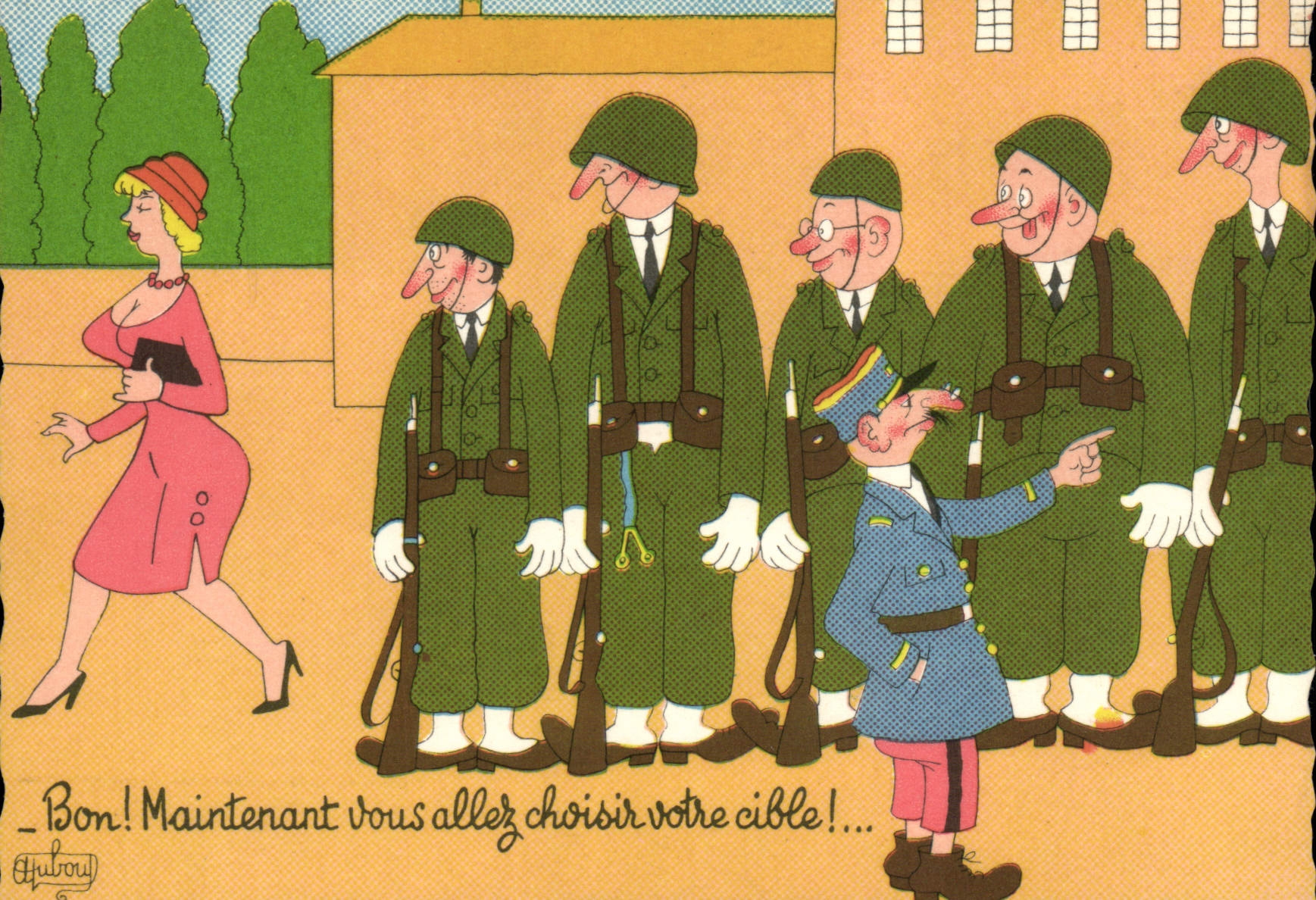 Modern Postcard Humor Militaria Soldiers