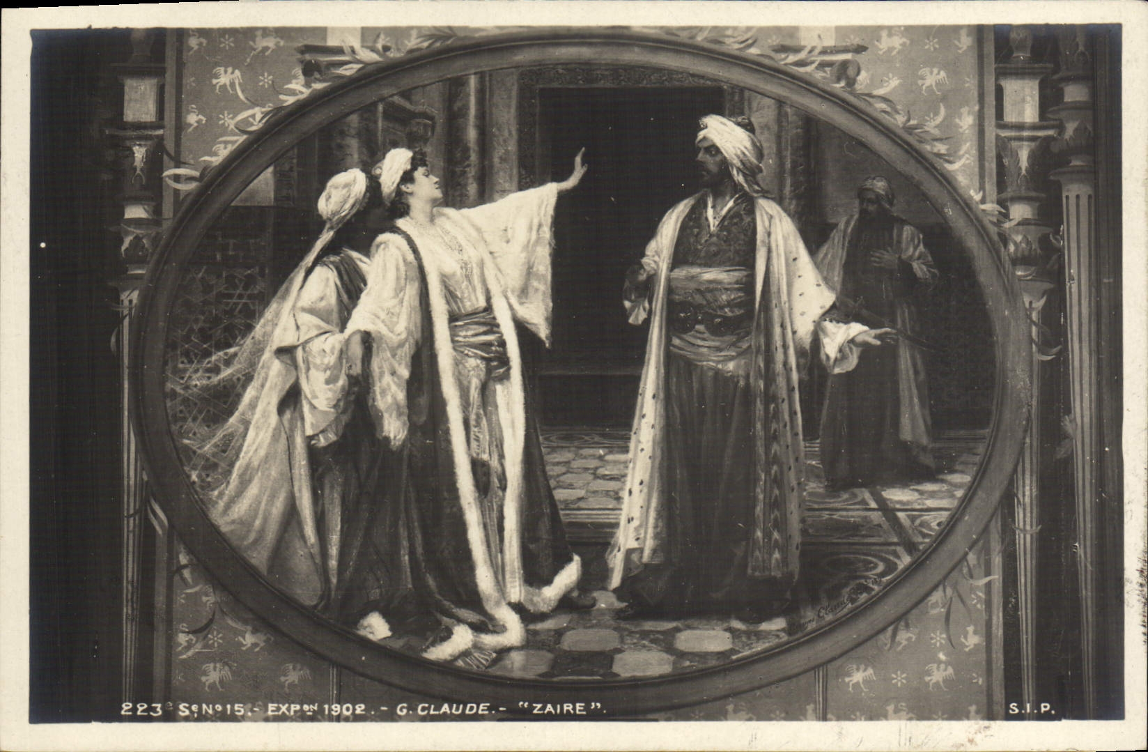 Vintage Postcard Imagination Orientalism Exposure 1902 Claude Zaire