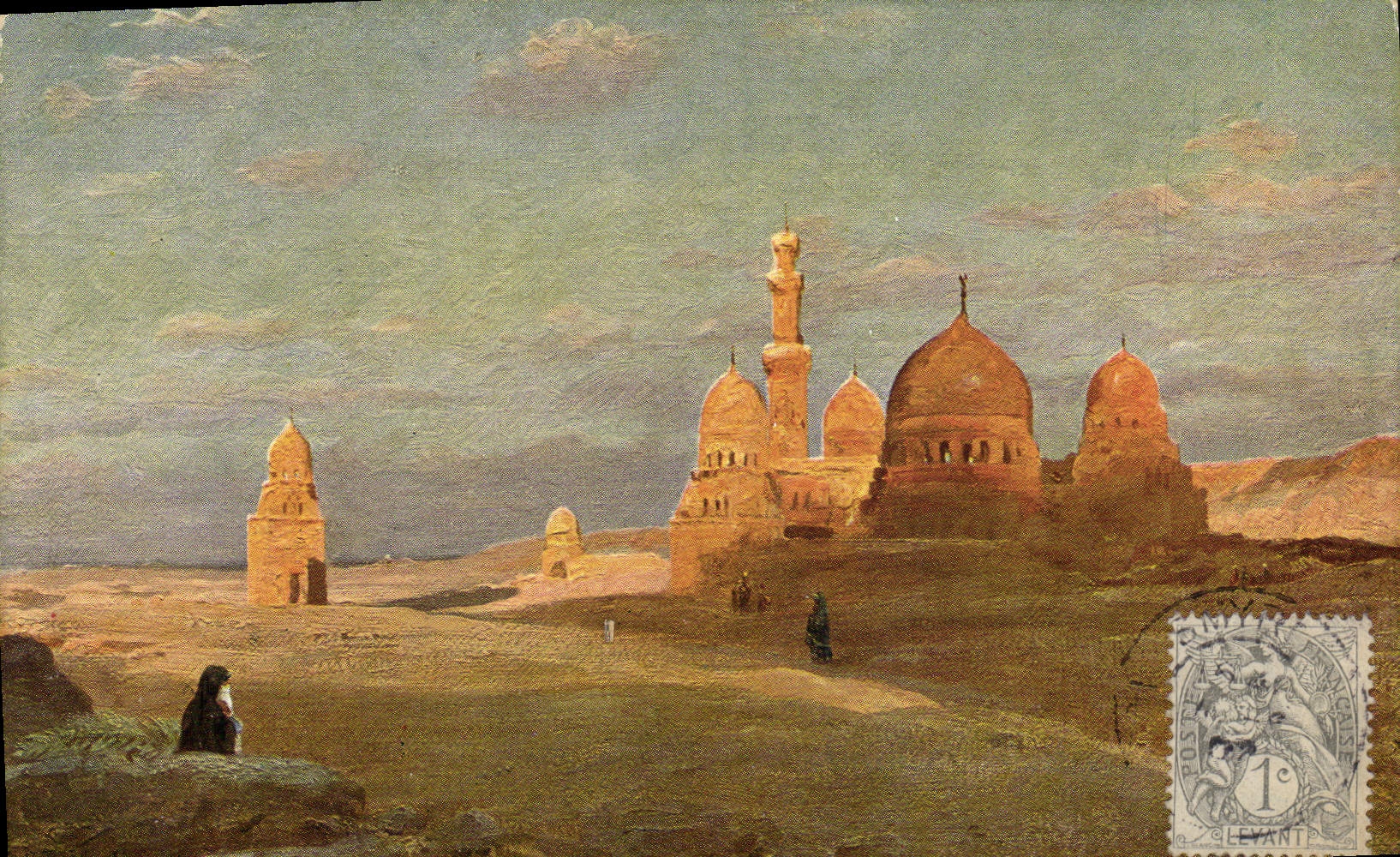 CPA Fantaisie Orientalisme Le tombeau des califes