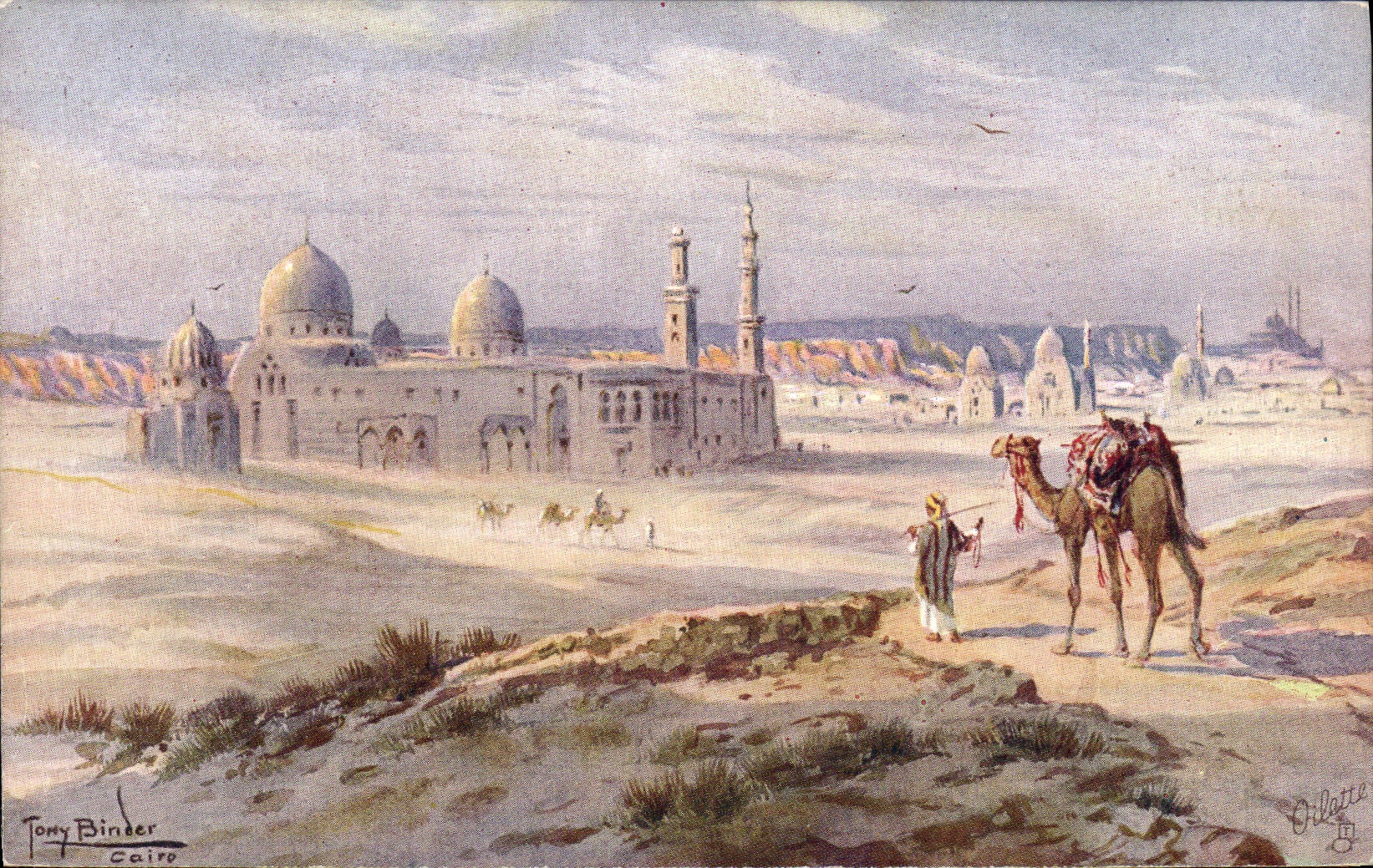 CPA Fantaisie Orientalisme Egypt Egypte