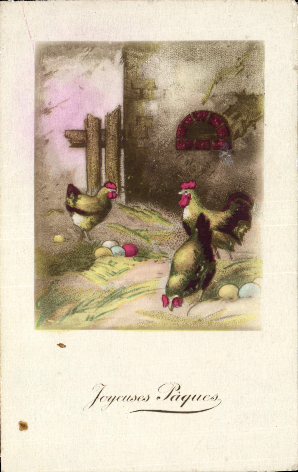 CPA Coq Poule Paques 