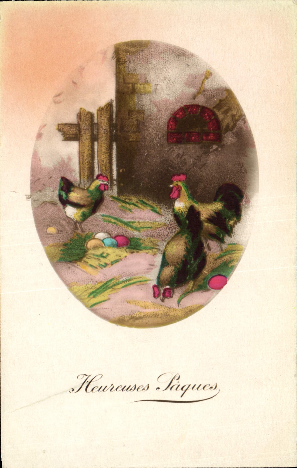 CPA Coq Poule Paques 