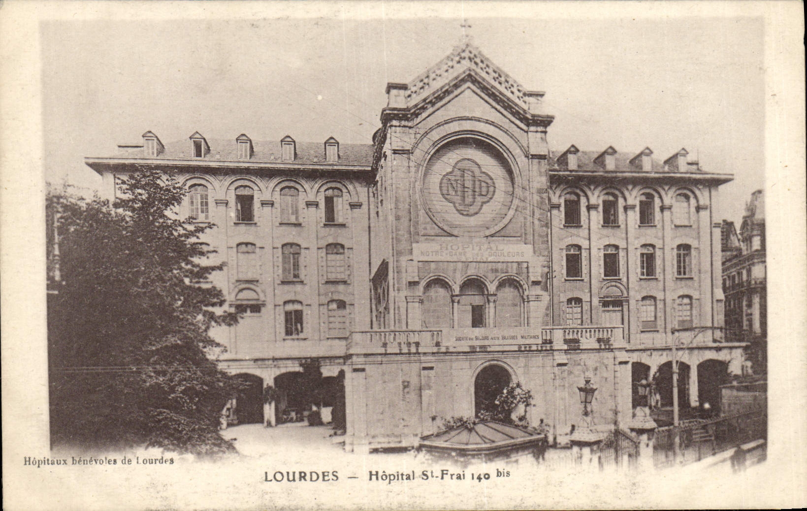 CPA Sante Militaria Lourdes Hopital St Frai 140 bis 