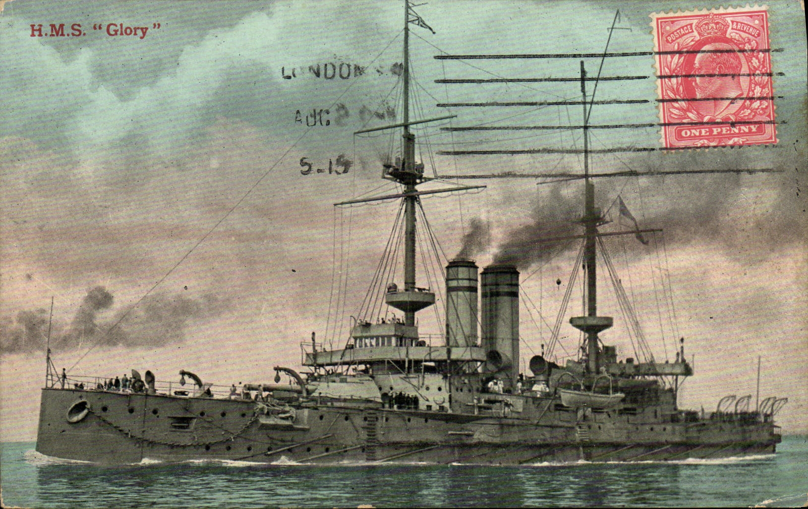 CPA Bateau Gaulois Cuirasse d'escadre 