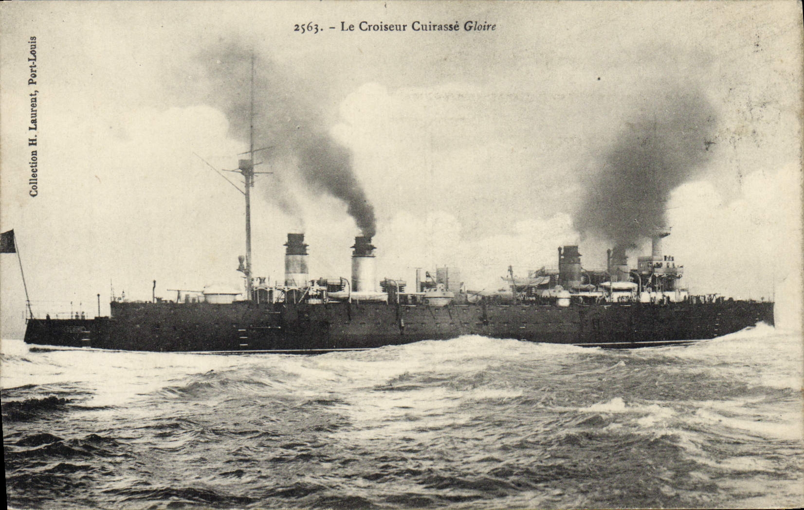 CPA Bateau Le Galilee Croiseur de 3eme classe