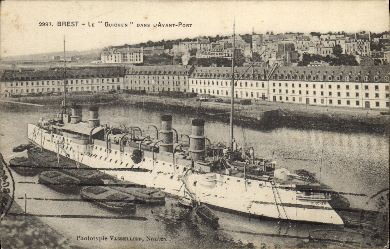 CPA Bateau Le Galilee Croiseur 