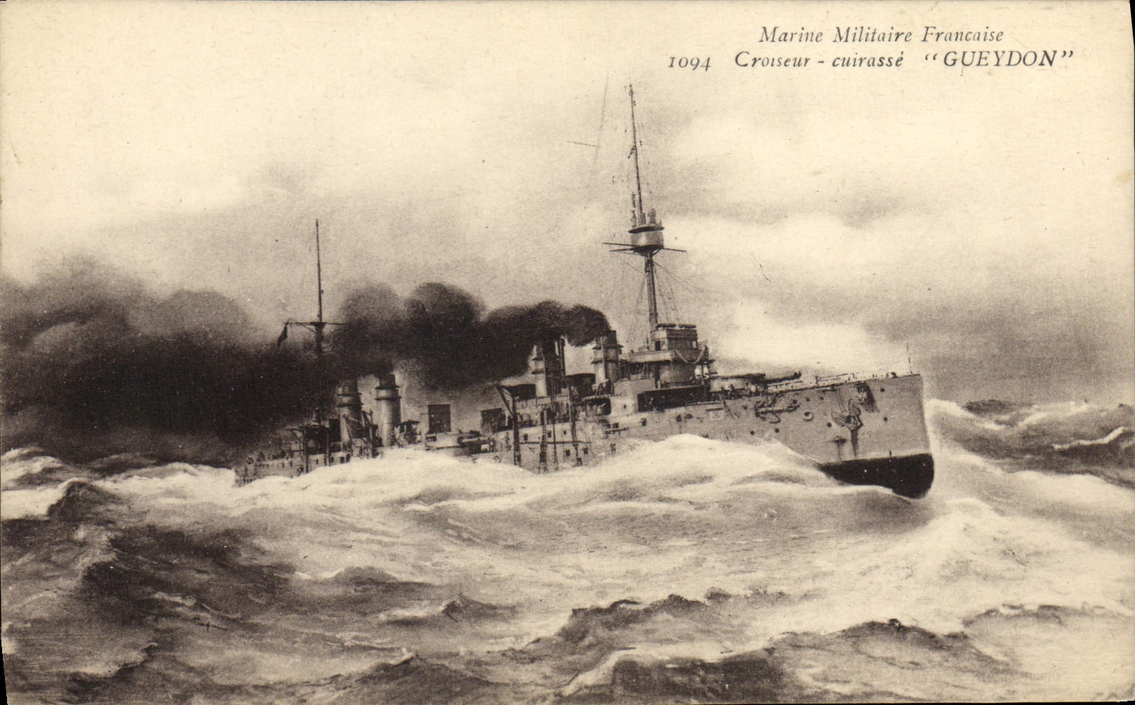 CPA Bateau La Gloire Croiseur Cuirasse