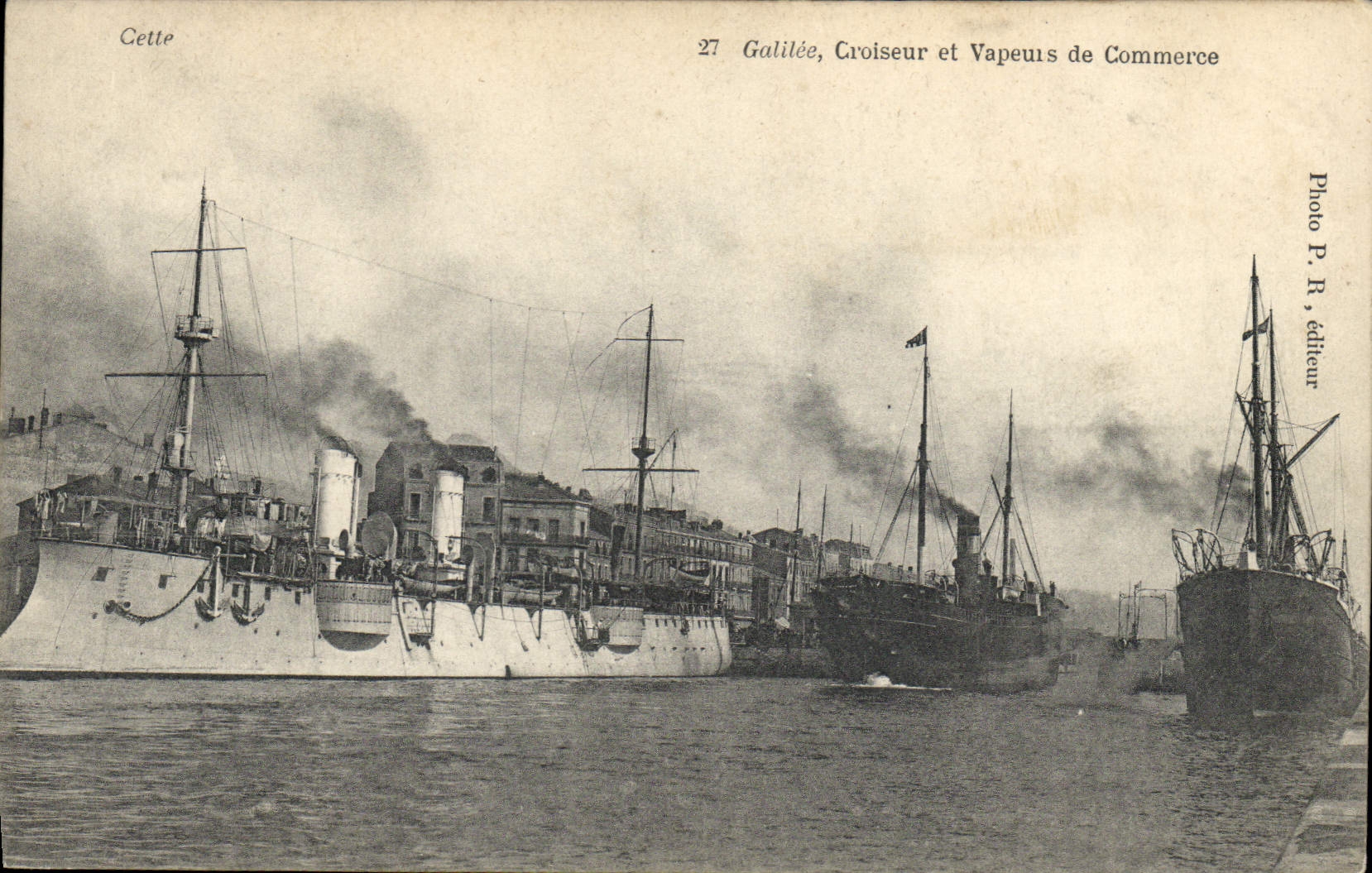 CPA Bateau Le Gaulois Cuirasse d'escadre