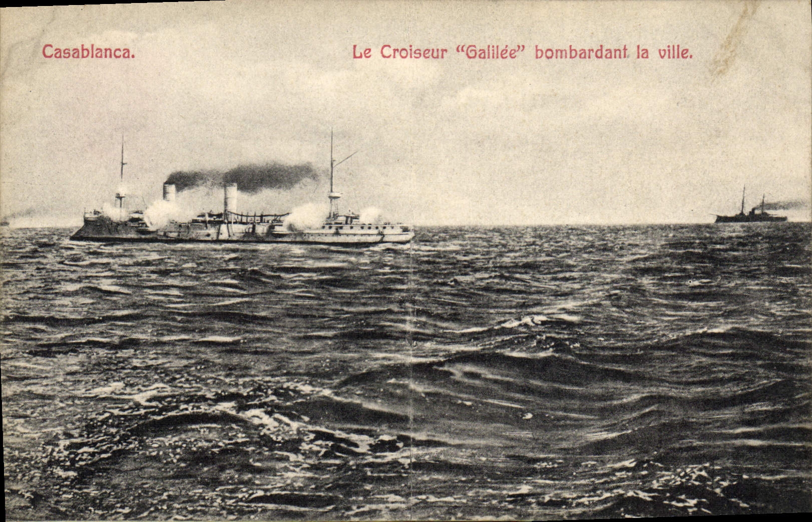 CPA Bateau Le Gaulois Cuirasse d'escadre