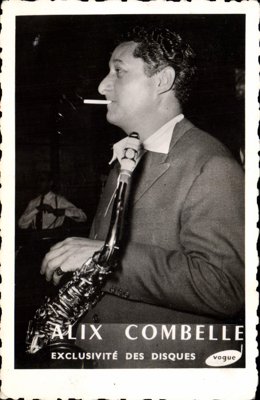 Postal Alix Combelle Saxophone