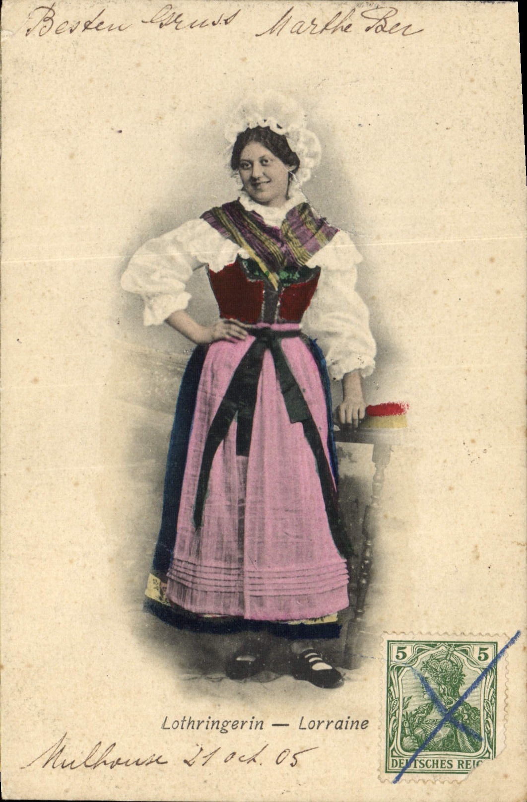 CPA Folklore Lorraine 