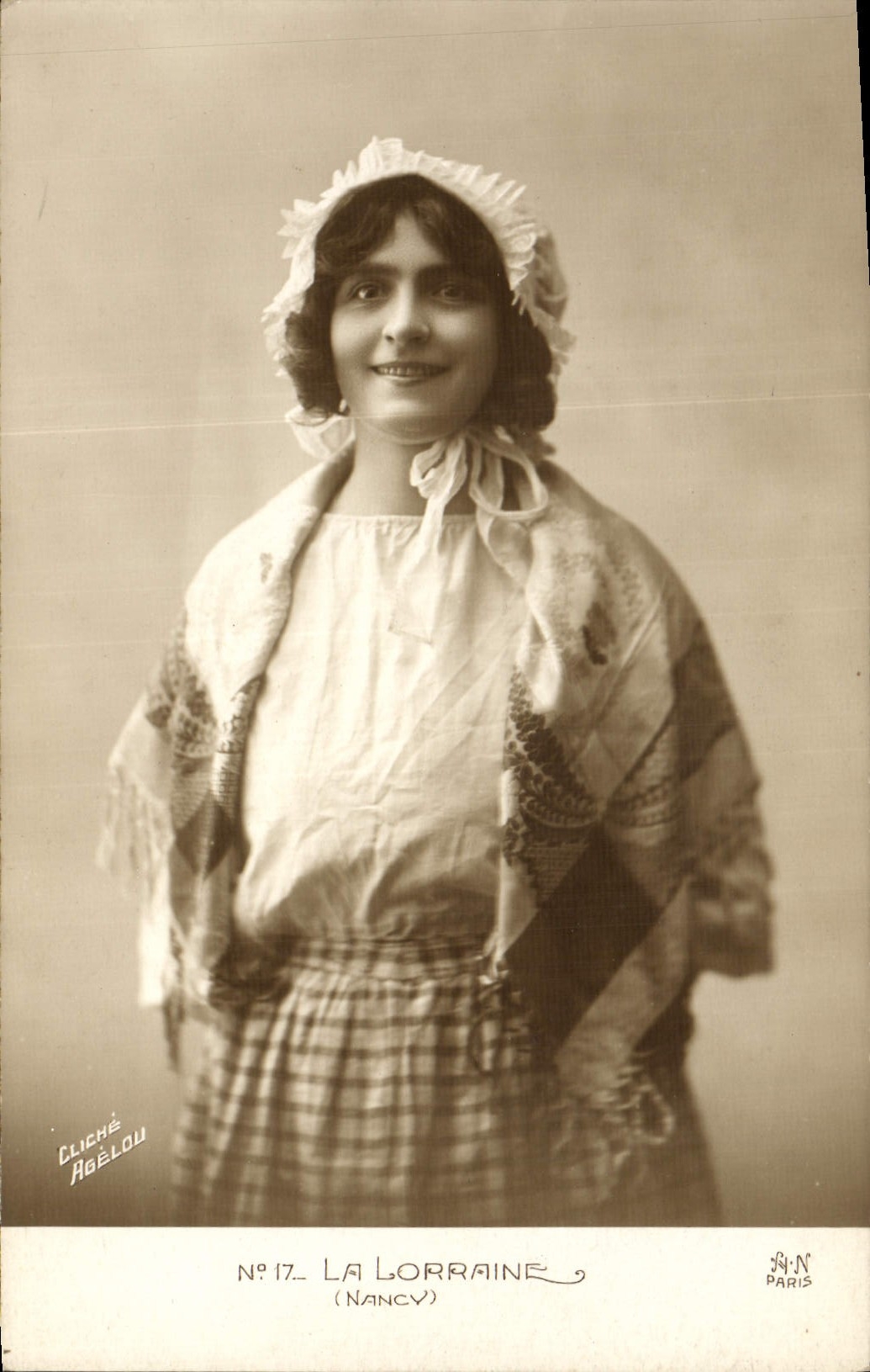 CPA Folklore Alsace La Lorraine Nancy