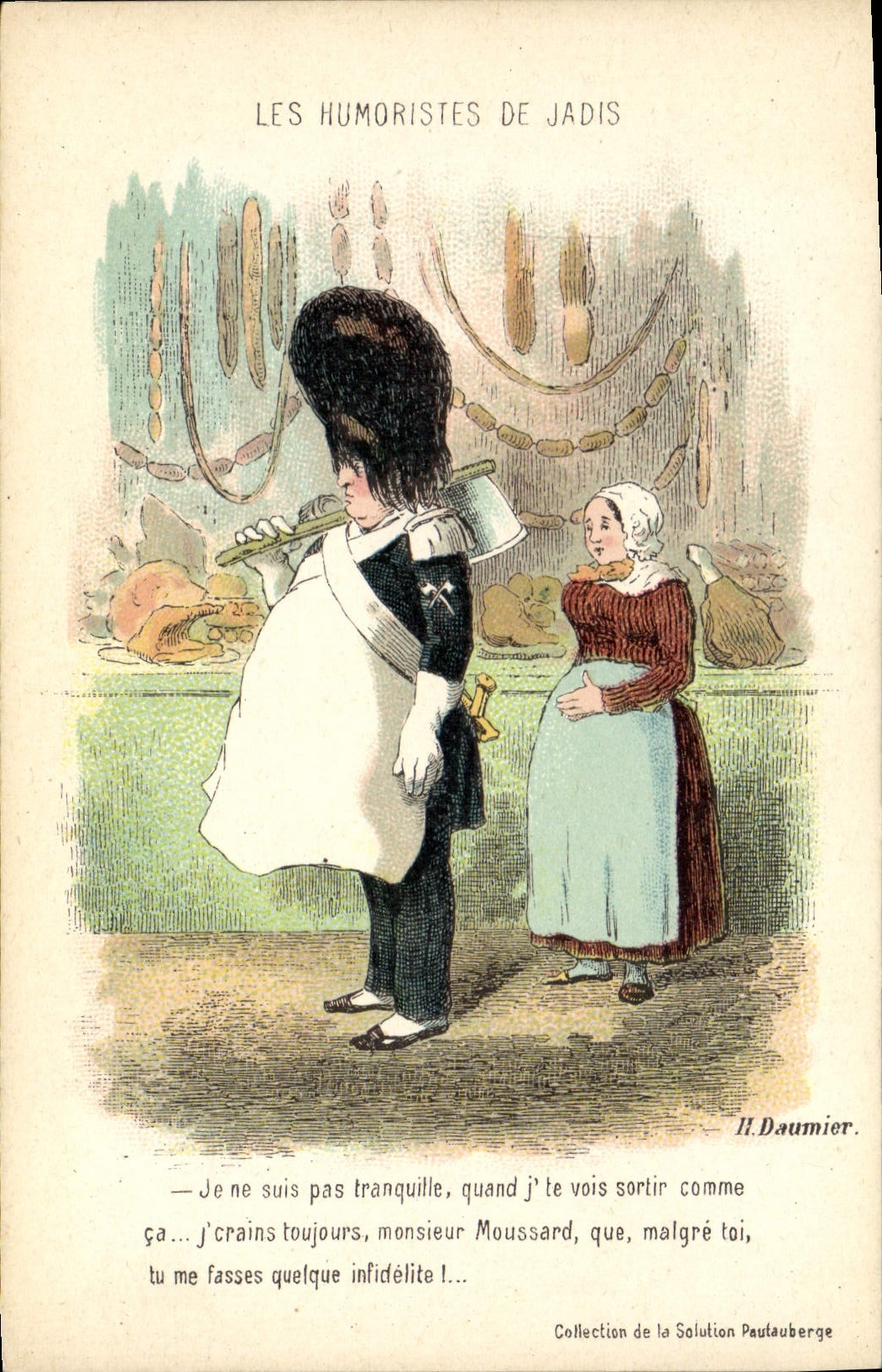 CPA Fantaisie Illustrateur Daumier Les humouristes de jadis 