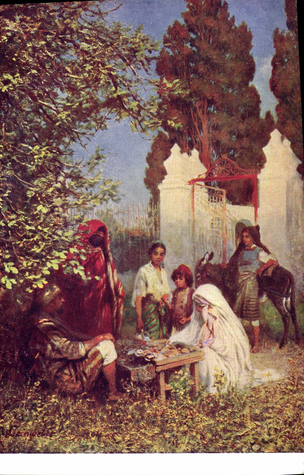 Postal Orientalismo Comercial de azucarera