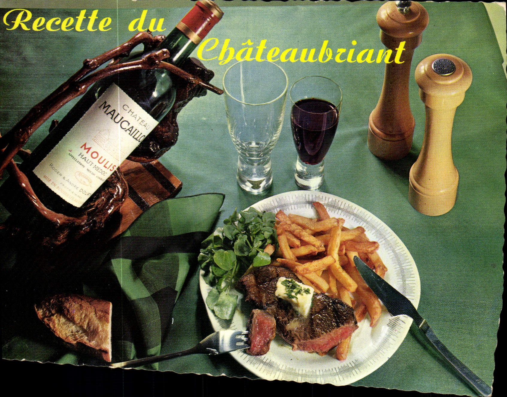 CPM Recette du Chateaubriand