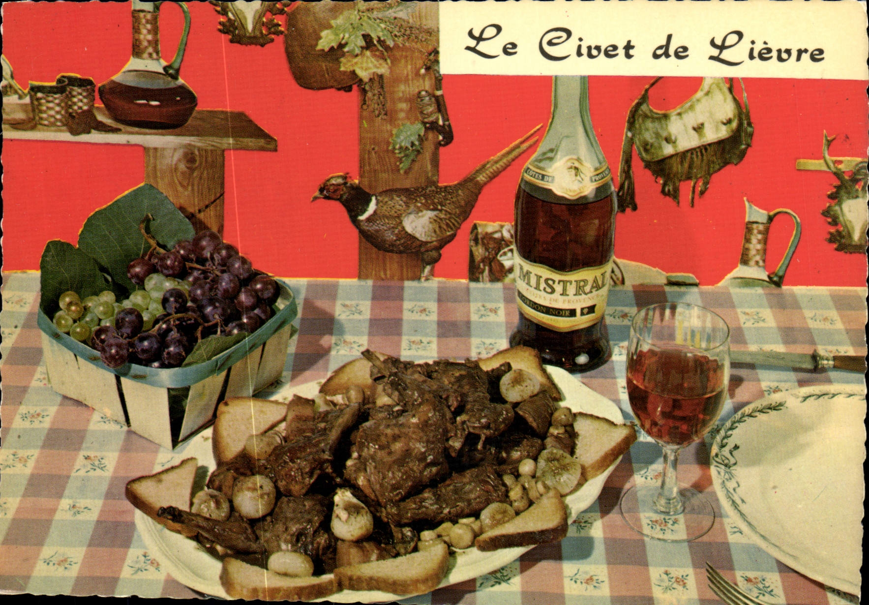 CPM Le civet de Lievre 