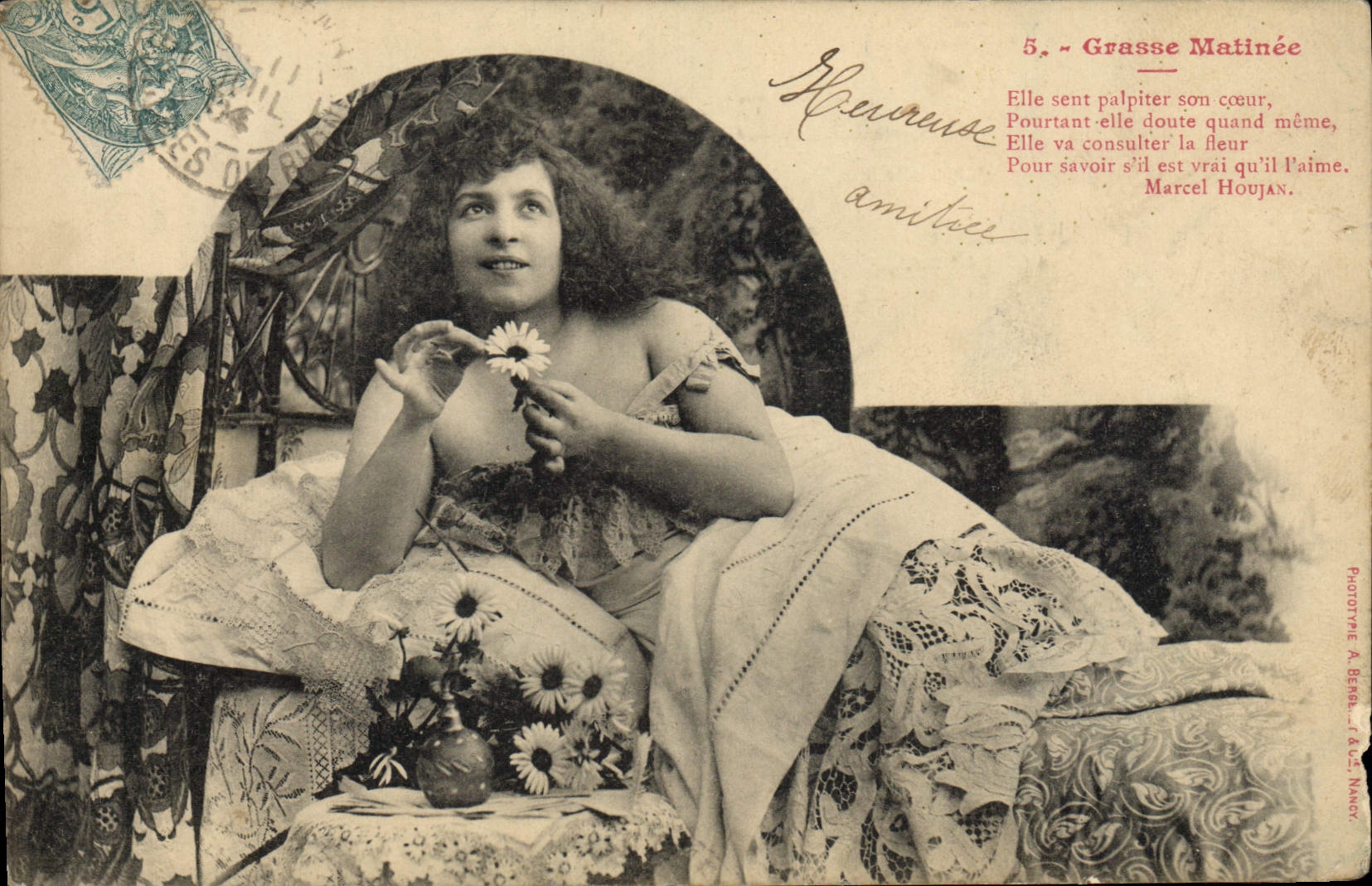 Vintage Postcard Imagination Fatty Woman amtinee