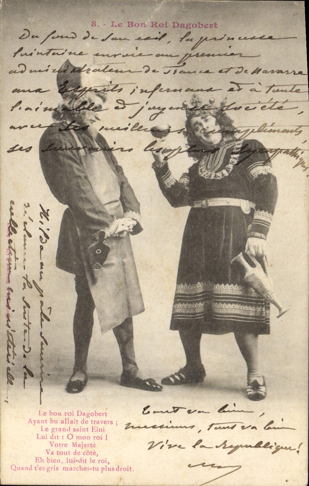 CPA Fantaisie Le bon roi Dagobert