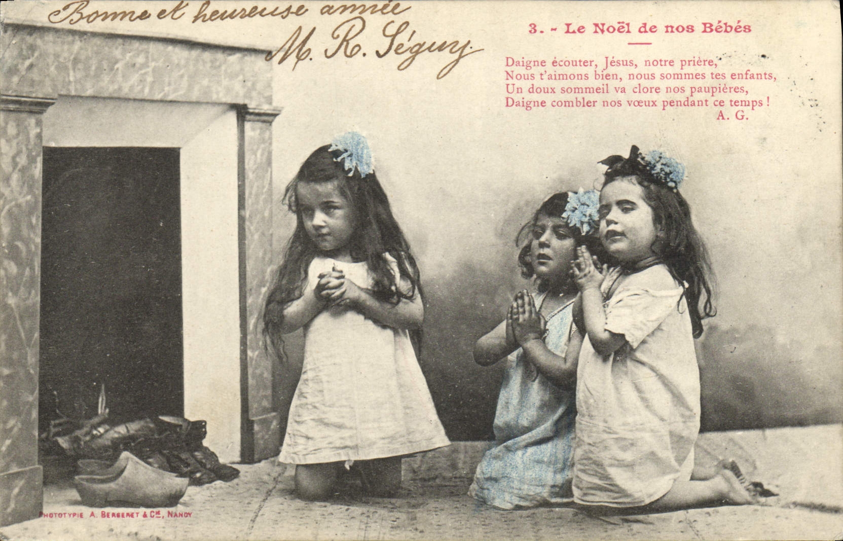 CPA Fantaisie Enfants Le Noel de nos bebes