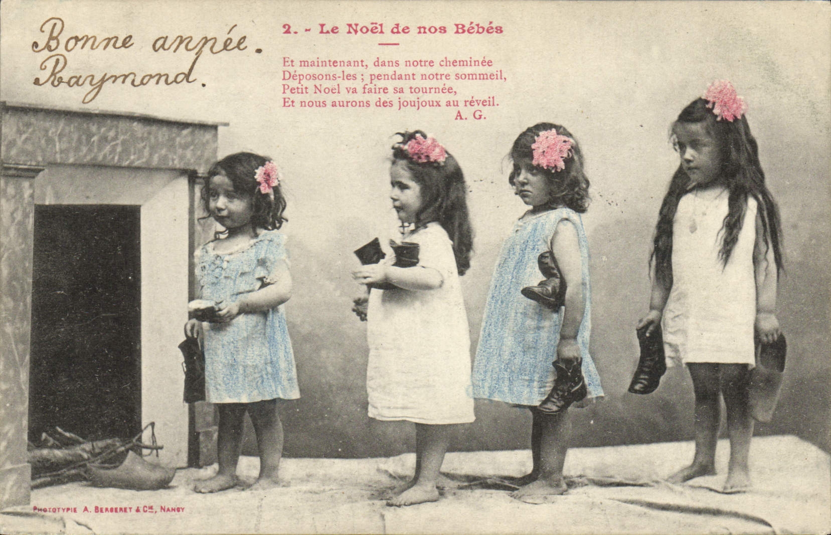 CPA Fantaisie Enfants Le Noel de nos bebes