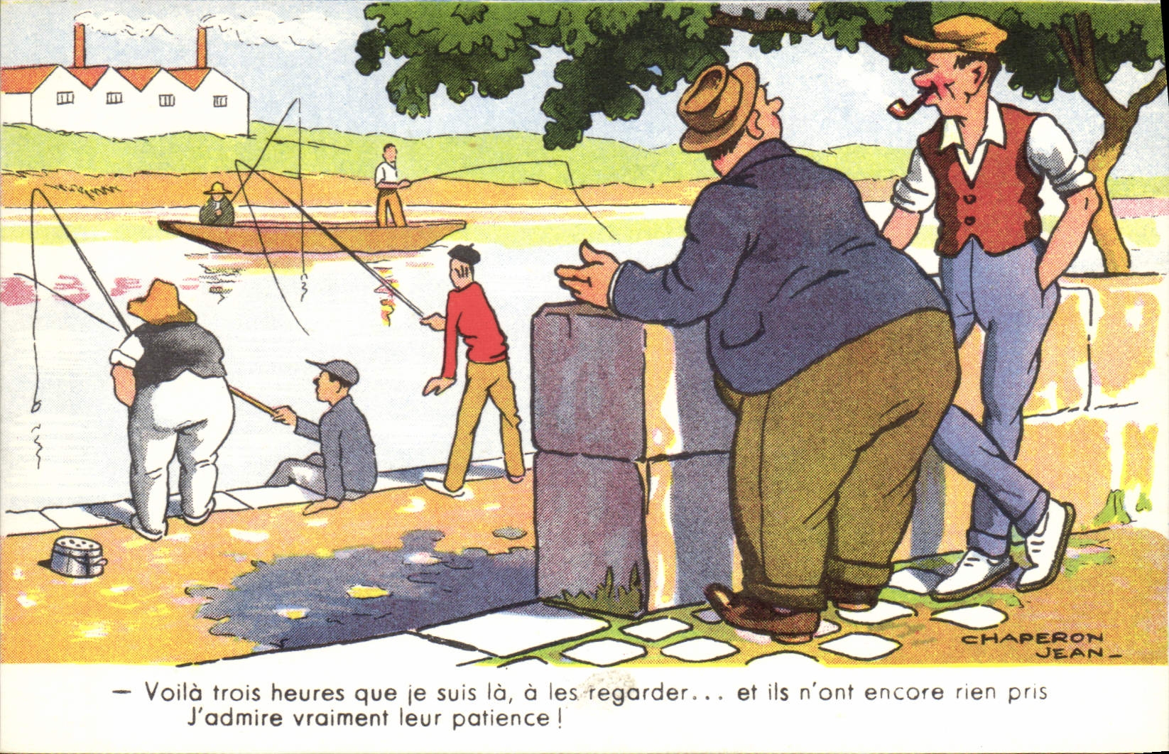 CPA Peche Pecheur Illustrateur Jean Chaperon 