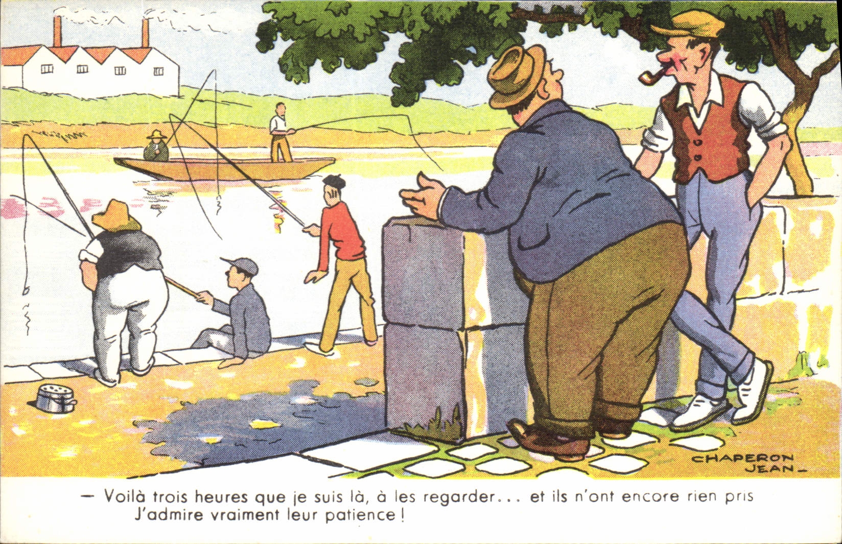 CPA Peche Pecheur Illustrateur Jean Chaperon 