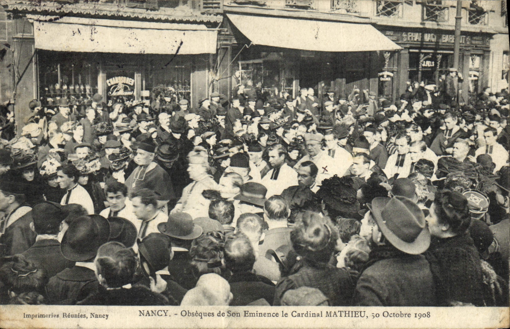CPA Funerailles Nancy Obseques de son eminence le cardinal Mathieu
