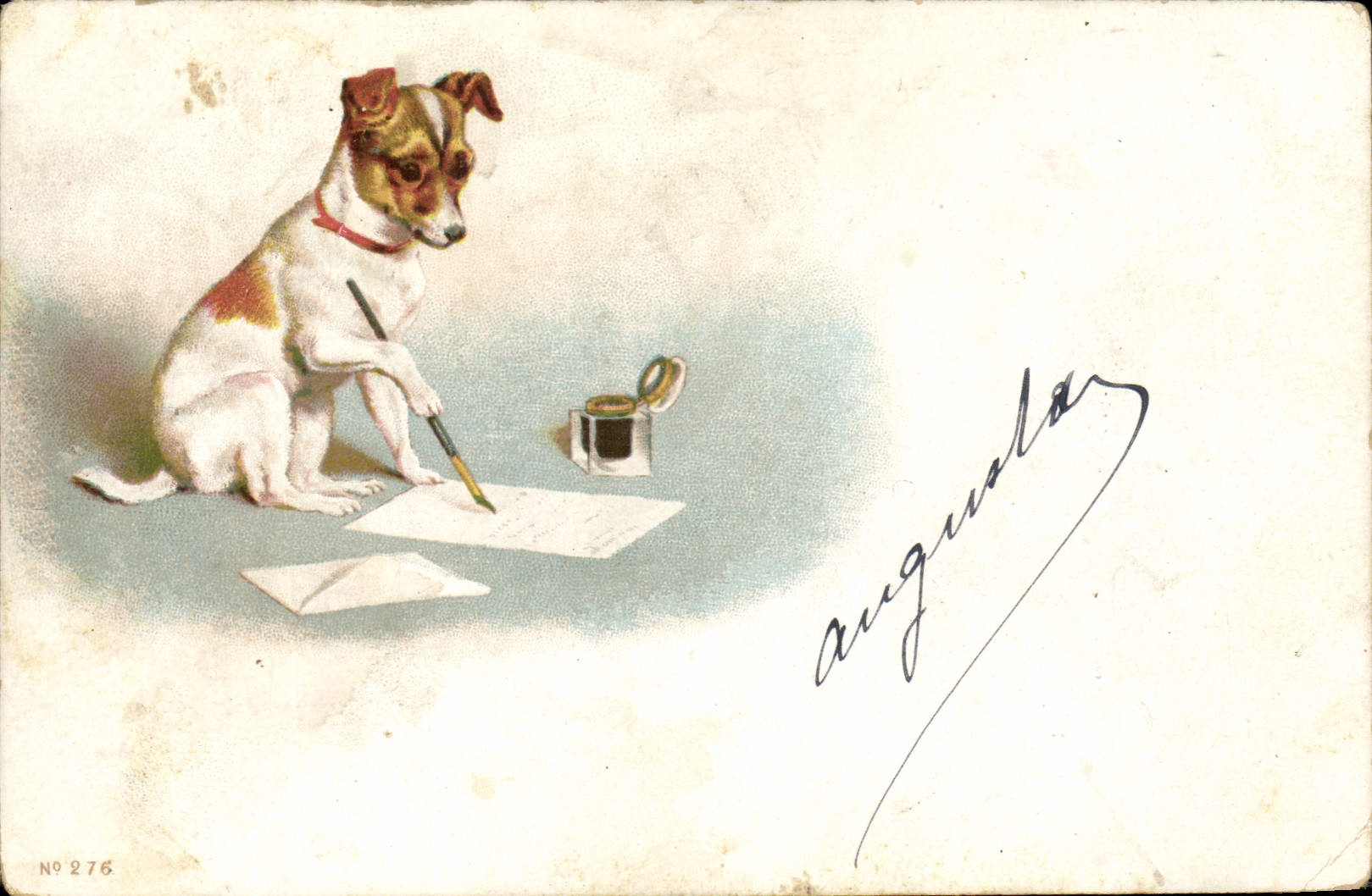 CPA Chien Chiens Chiot 