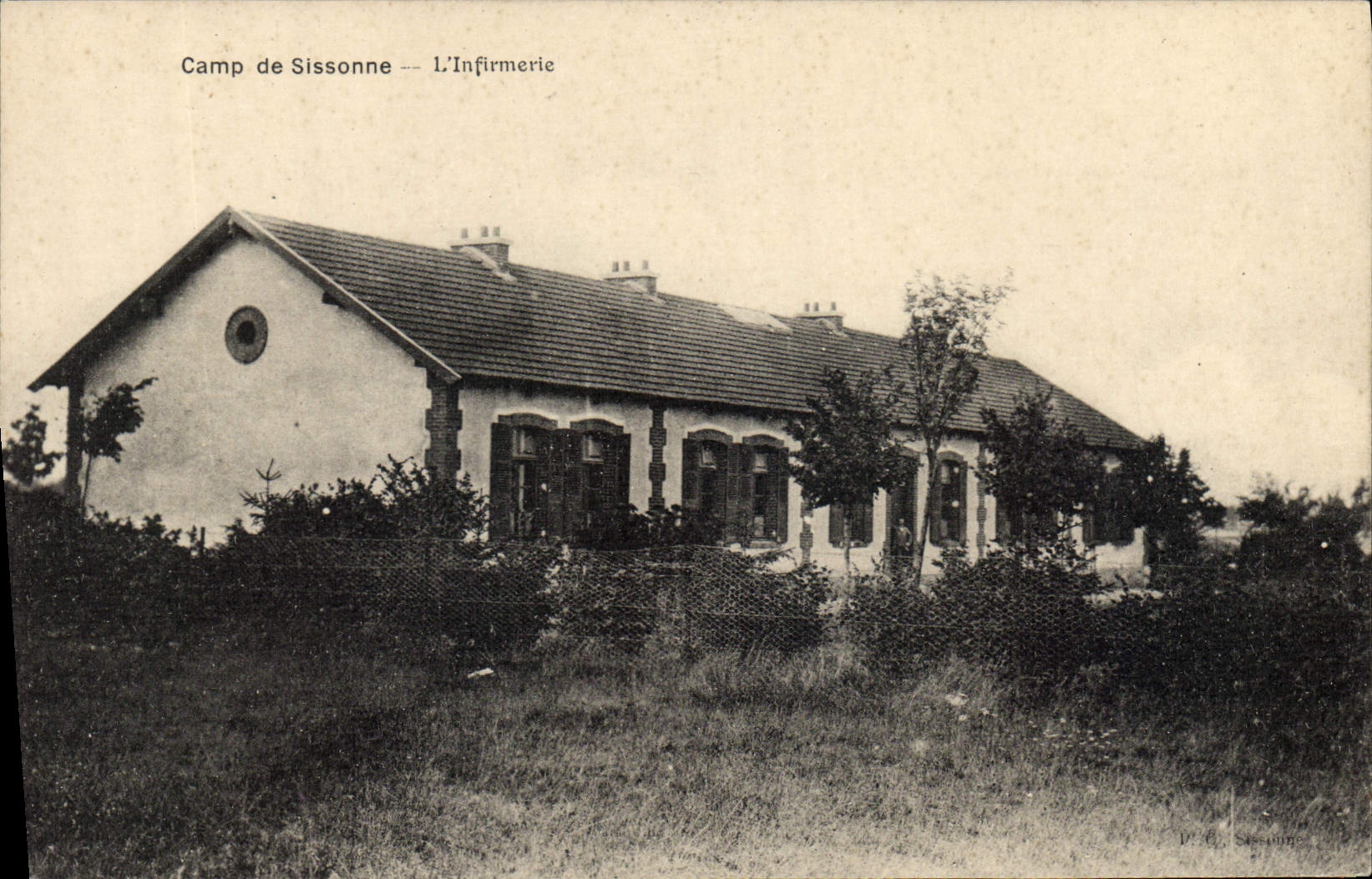 CPA Sante Militaria Camp de Sissonne L'infirmerie