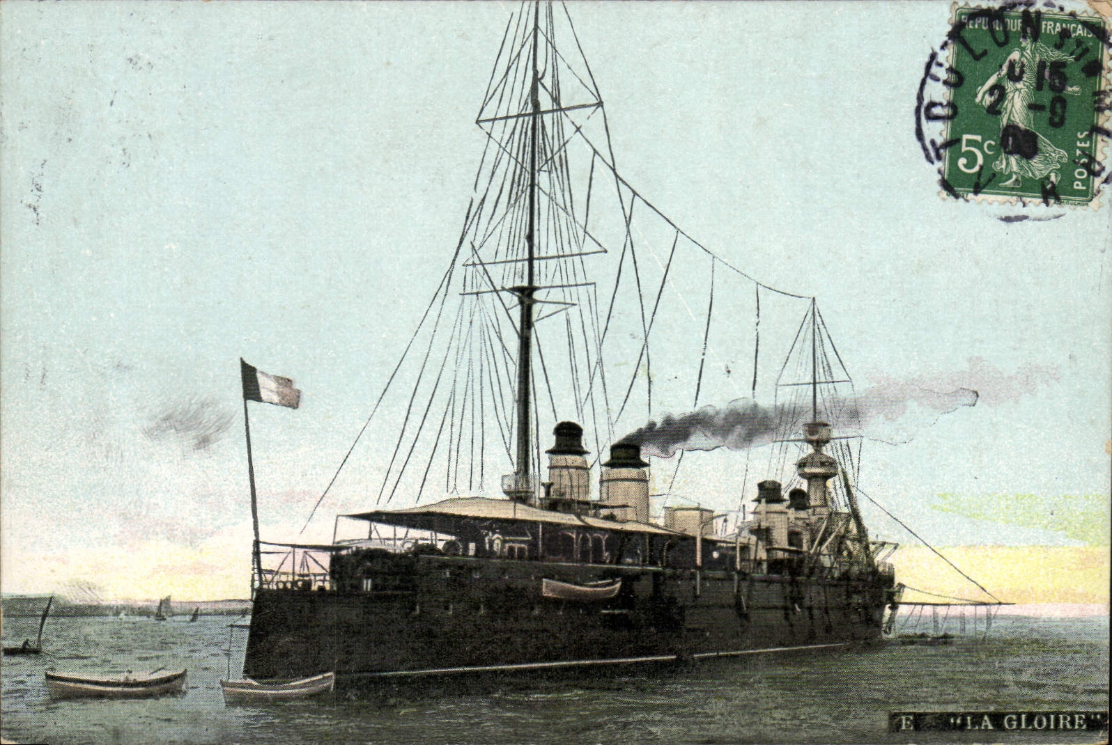CPA Bateau La Gloire