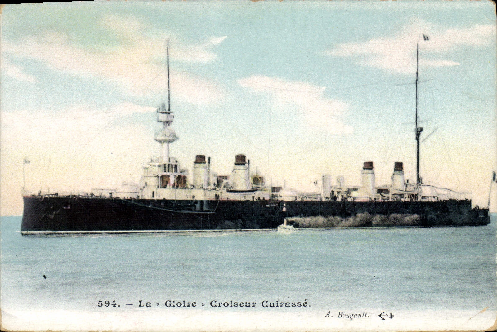 CPA Bateau La Gloire Croiseur cuirasse