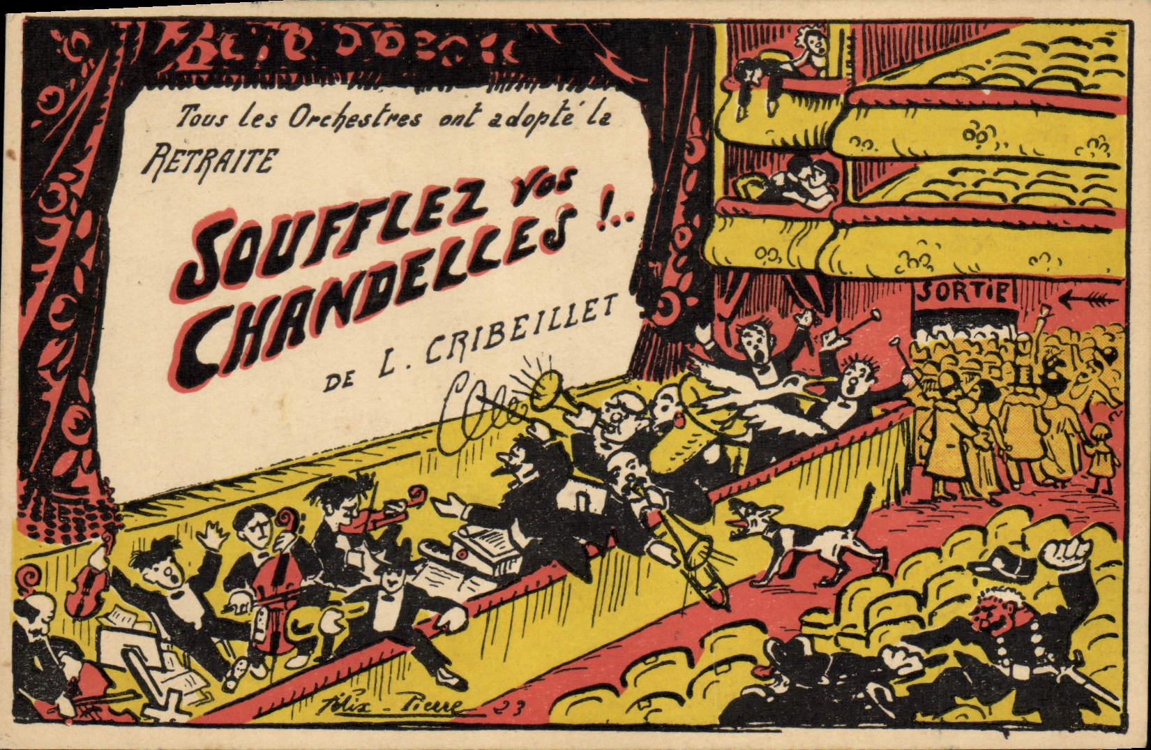 CPA Soufflez les chandelles Cribeillet Rue Championnet Paris 