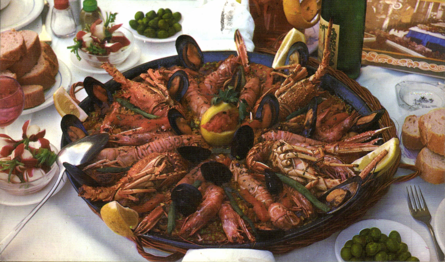 Postal Paella Espanola