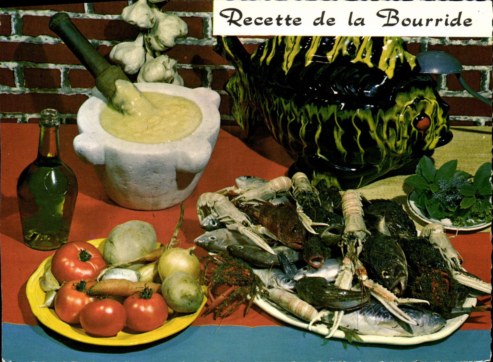 CPM Recette de la Bourride 