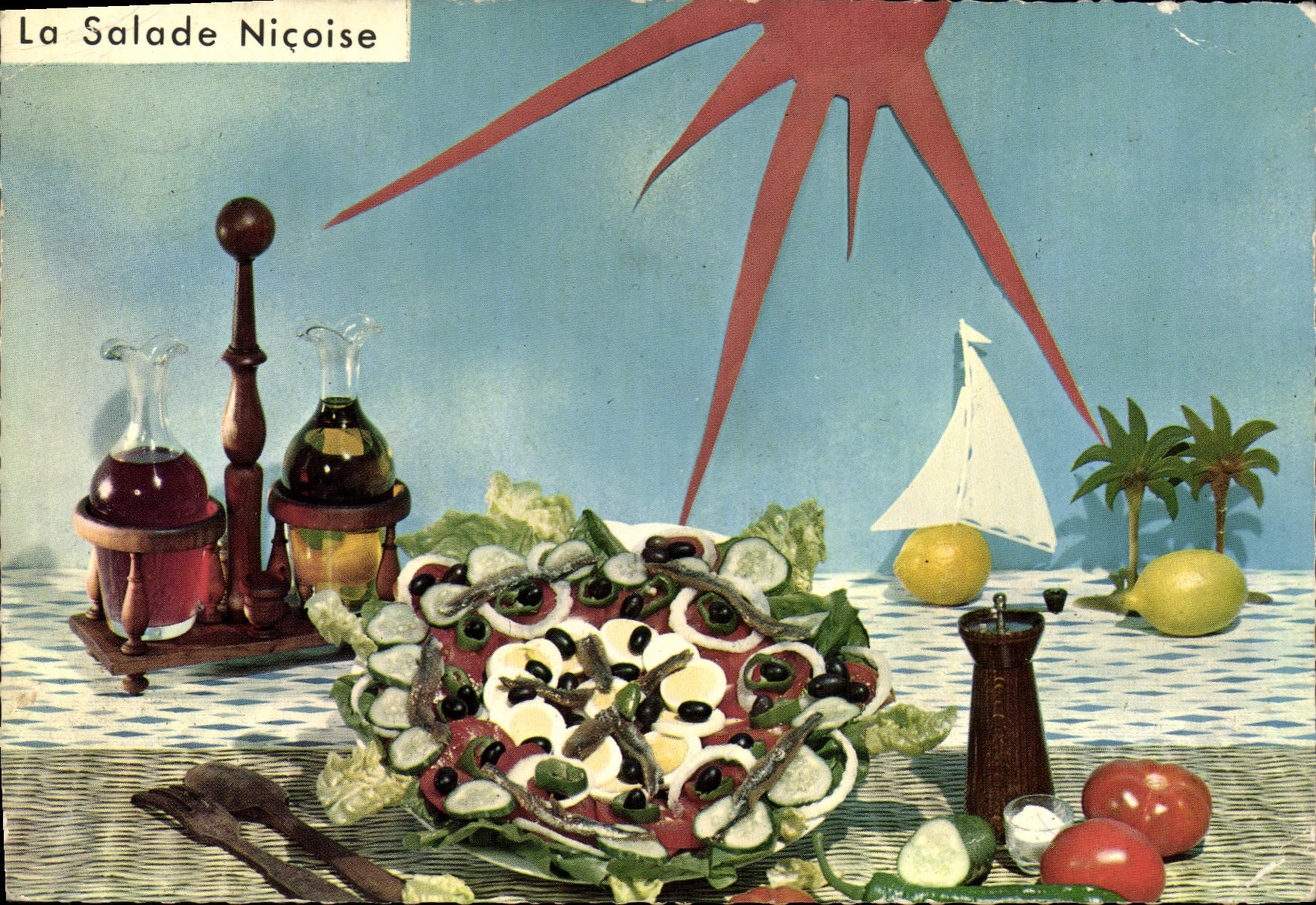 CPM La salade Nicoise 