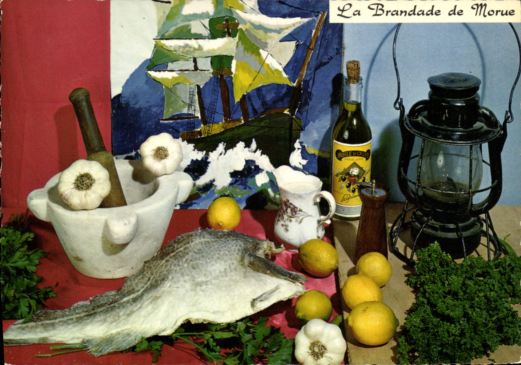 Postal el brandade de bacalao