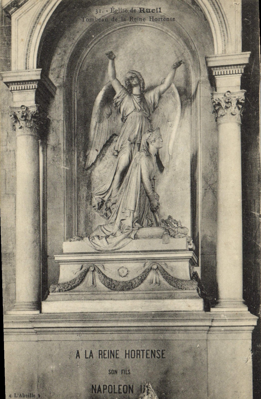 Vintage Postcard Dead Church of Rueil Tomb of the queen Hortense Napoleon