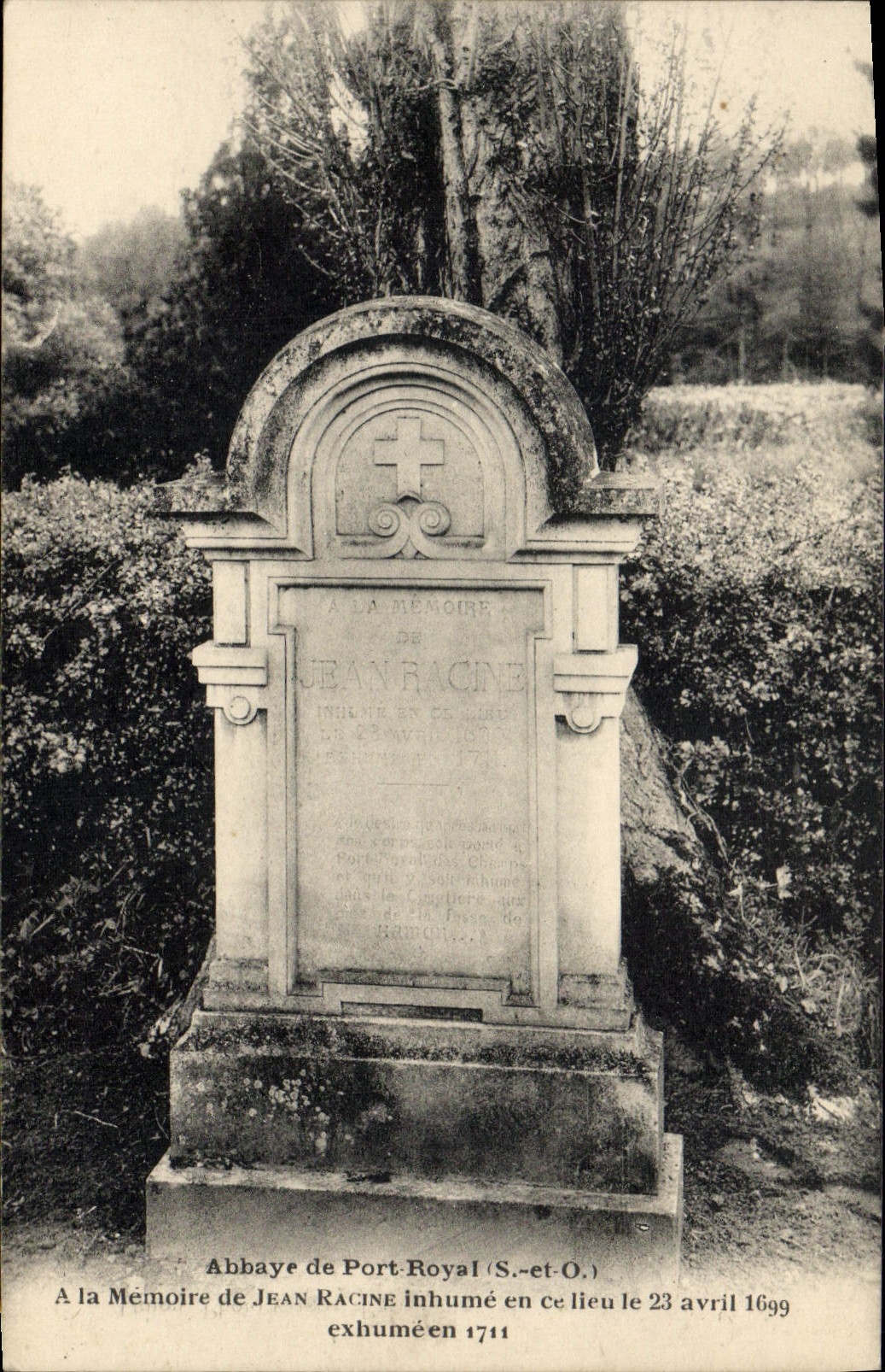 CPA Mort Abbaye de Port Roayl Jean Racine
