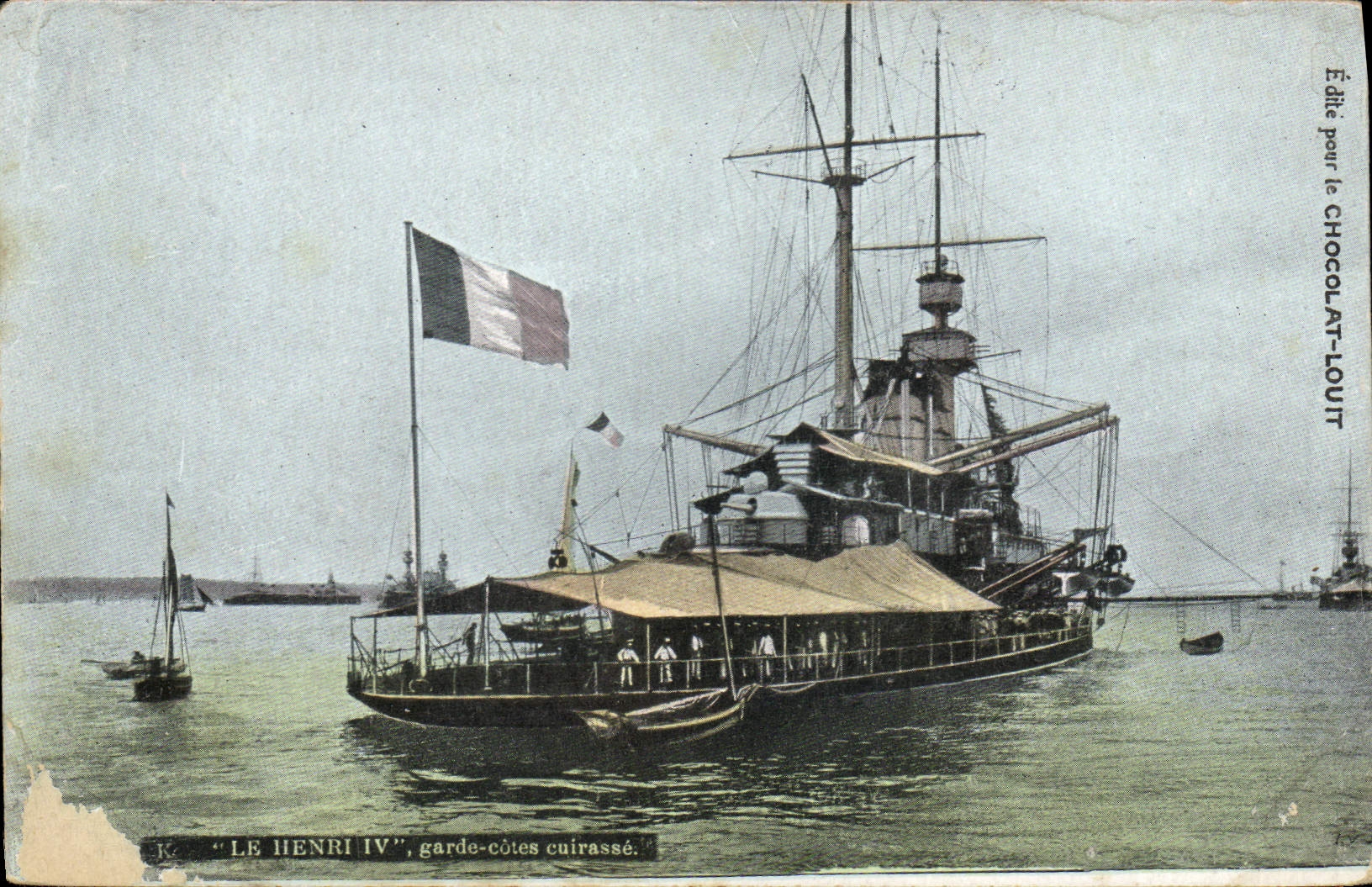 CPA Bateau Le Henri IV Garde cotes Cuirasse 