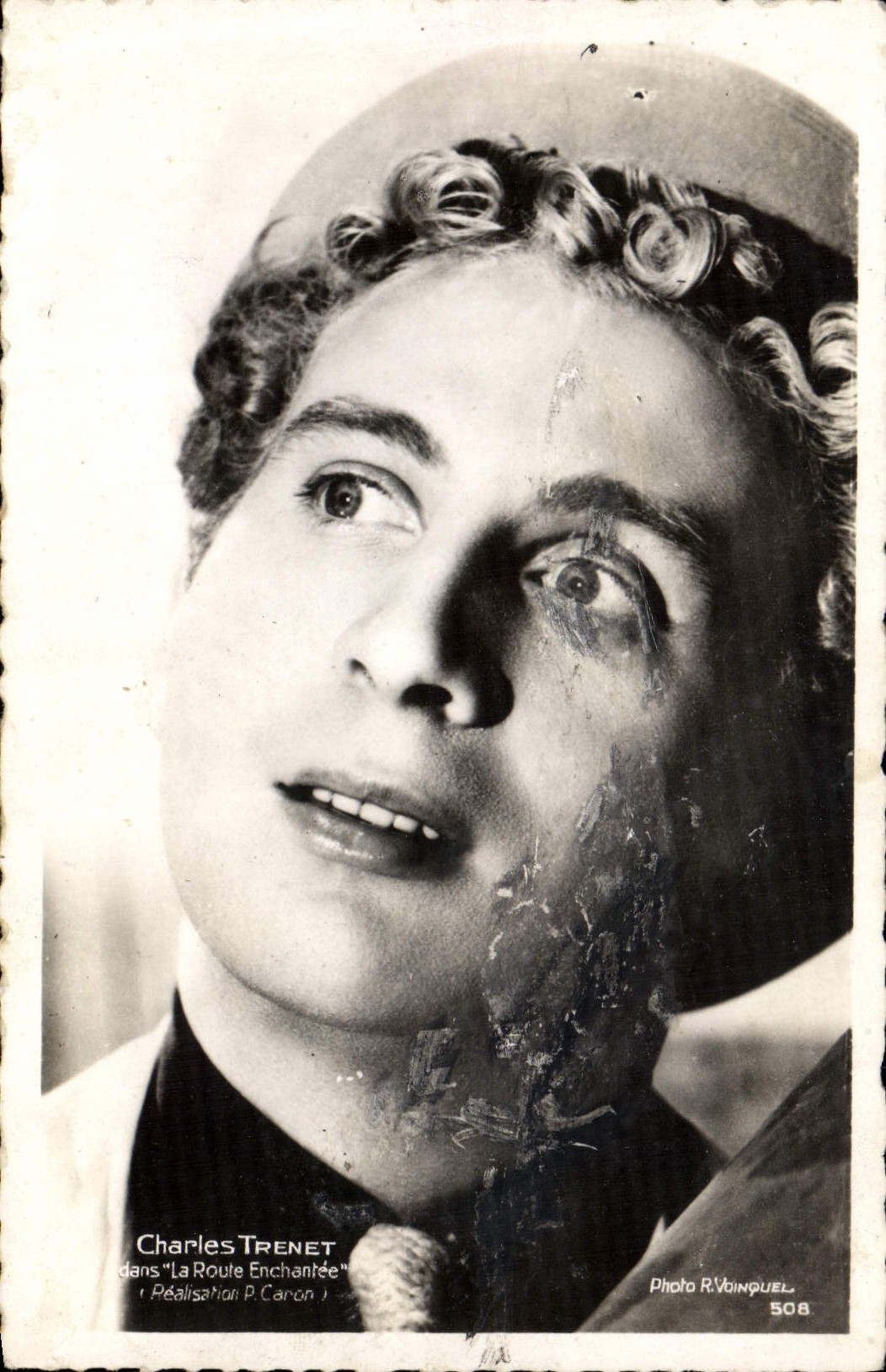 CPM Charles Trenet dans la Route Enchantee 