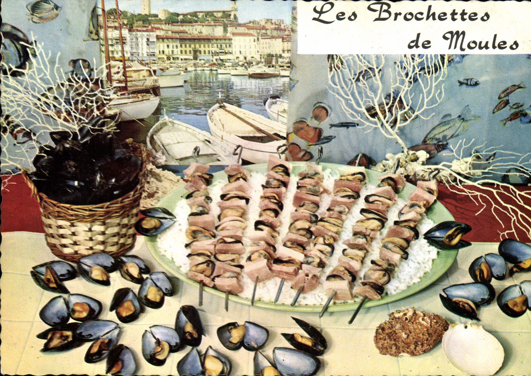 CPM Les brochettes de moules