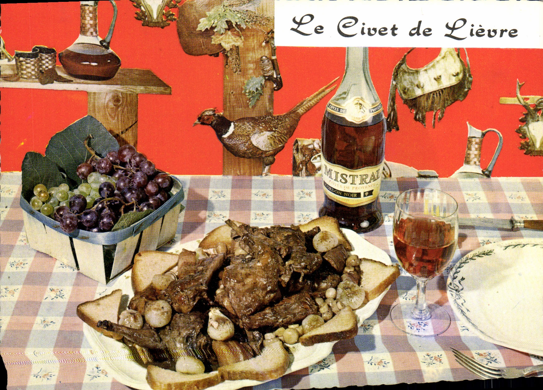 CPM Le civet de lievre