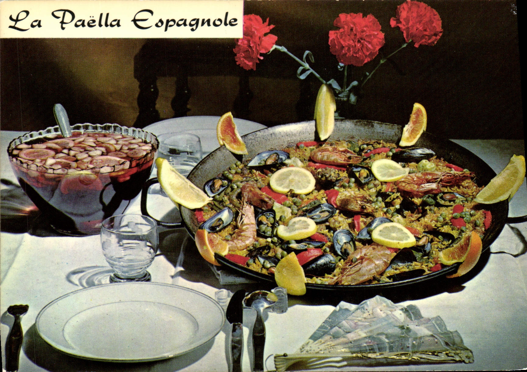 CPM La paella Espagnole