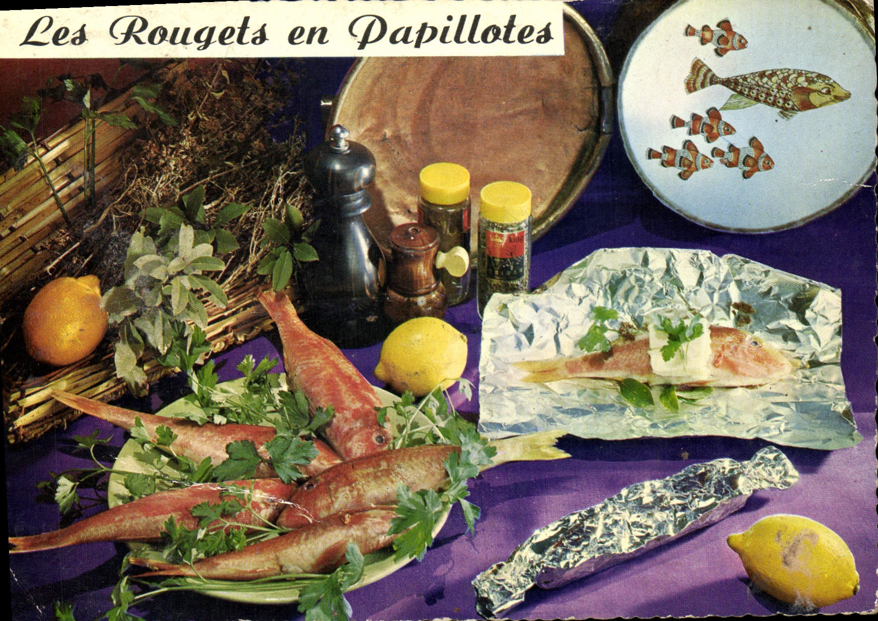 CPM Les rougets en Papillotes