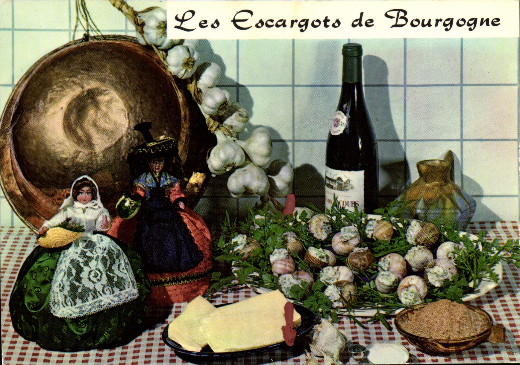 CPM Les escargots de Bourgogne