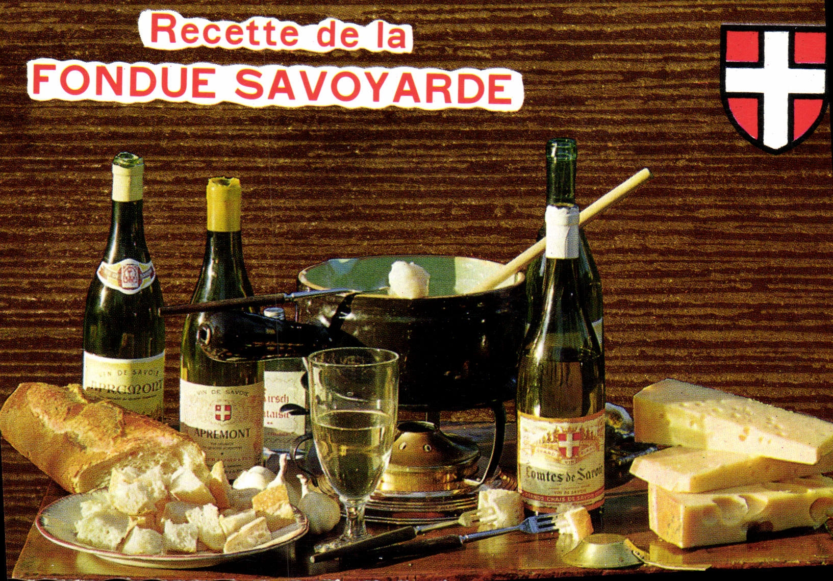 CPM Recette de la fondue Savoyarde