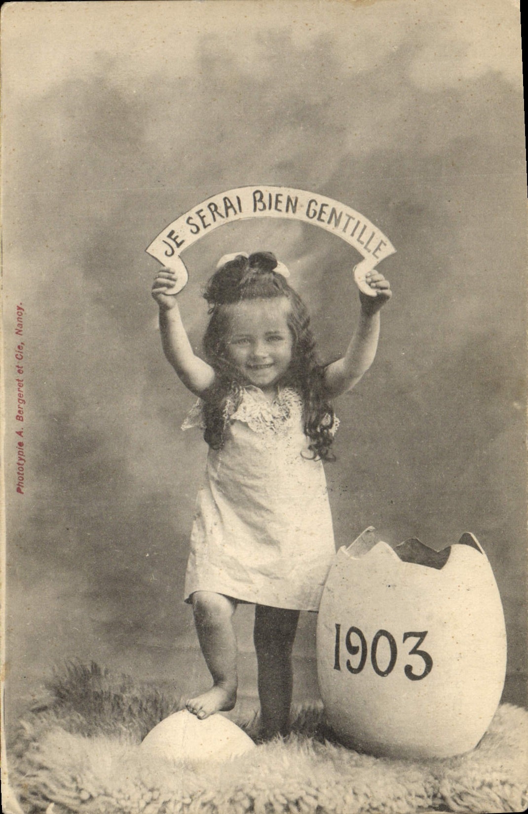 CPA Fantaisie Enfant Je serai bien gentille