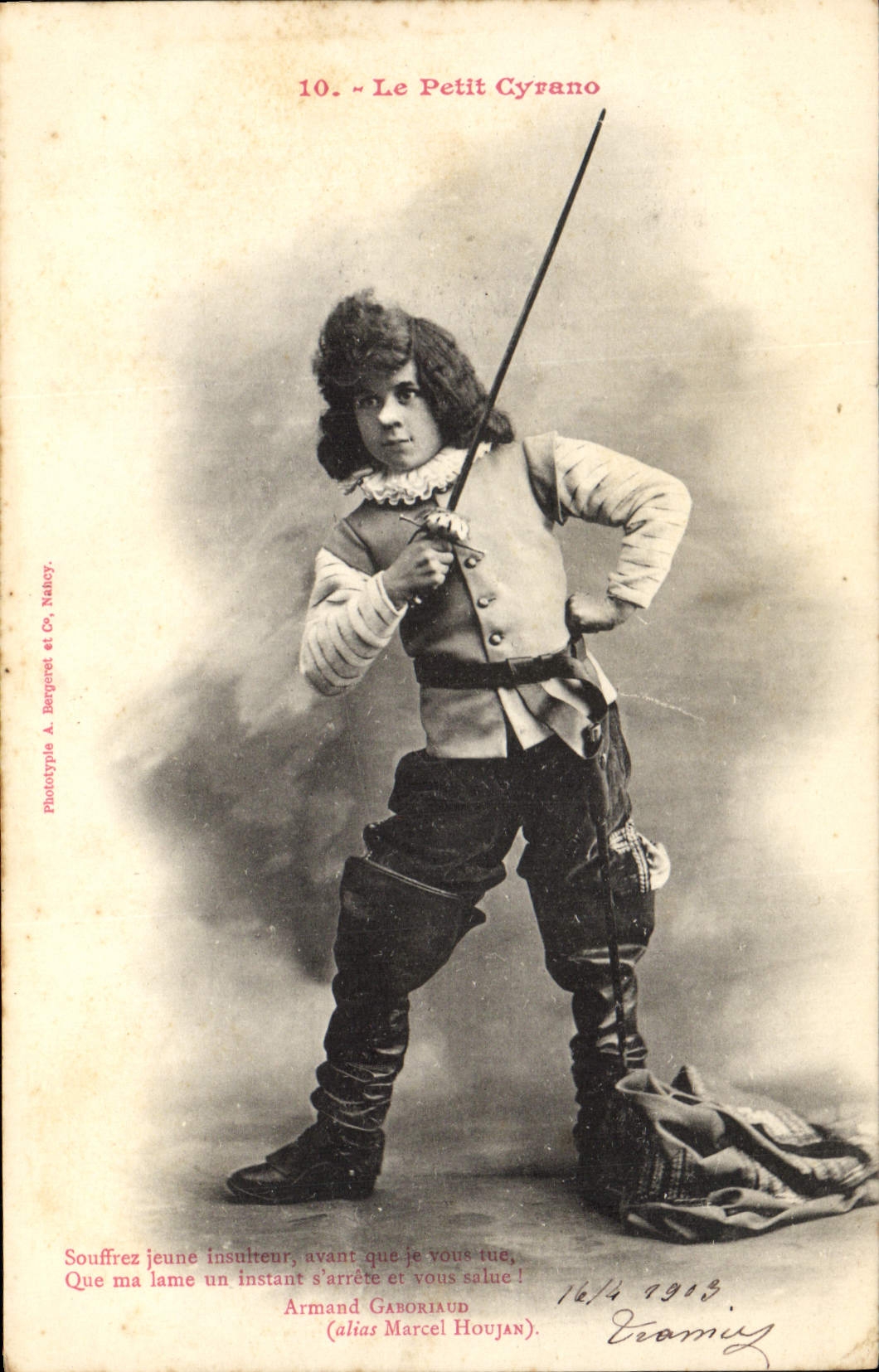 CPA Fantaisie Enfant Le Petit Cyrano