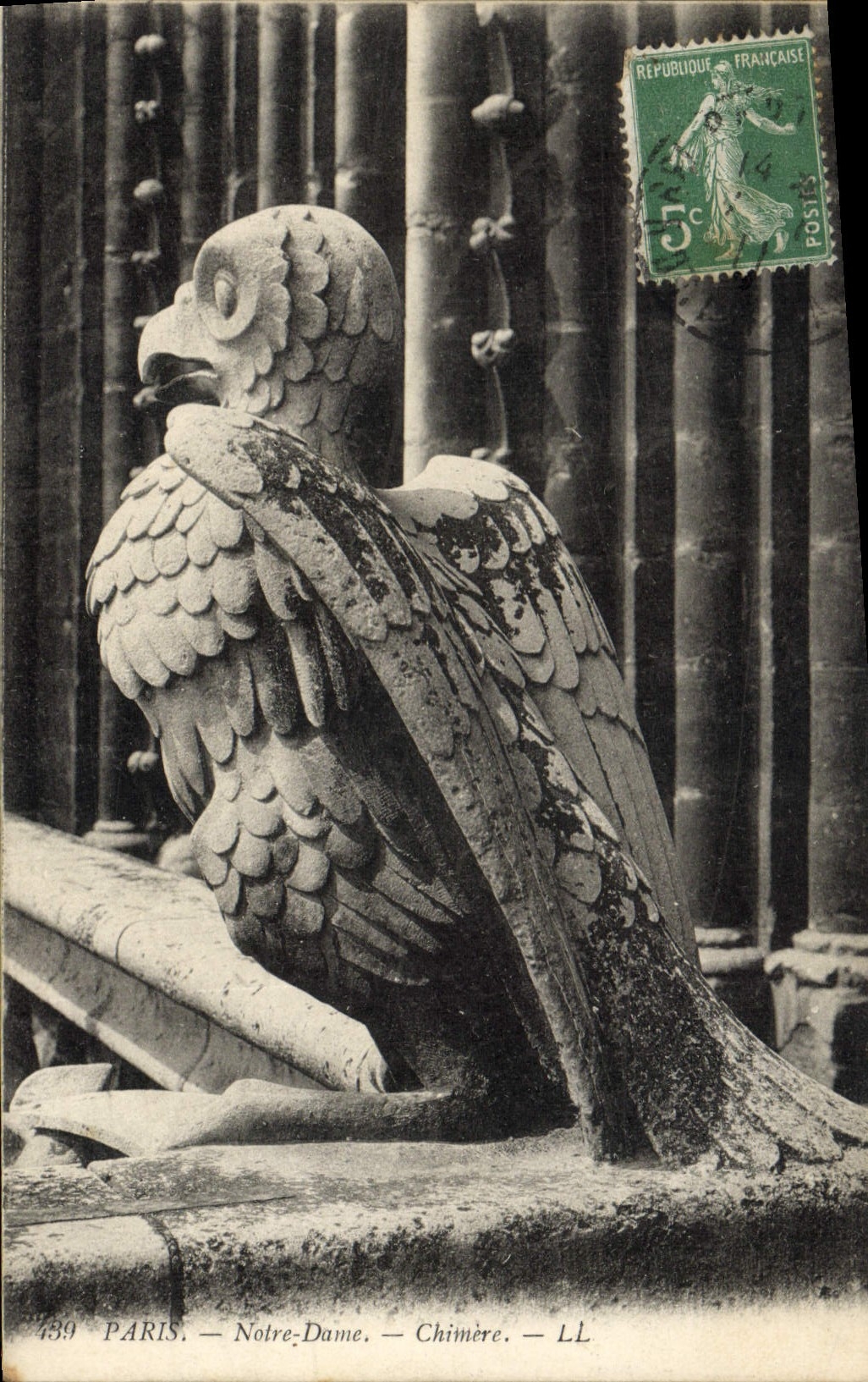 CPA Gargouille Paris Notre Dame Chimere
