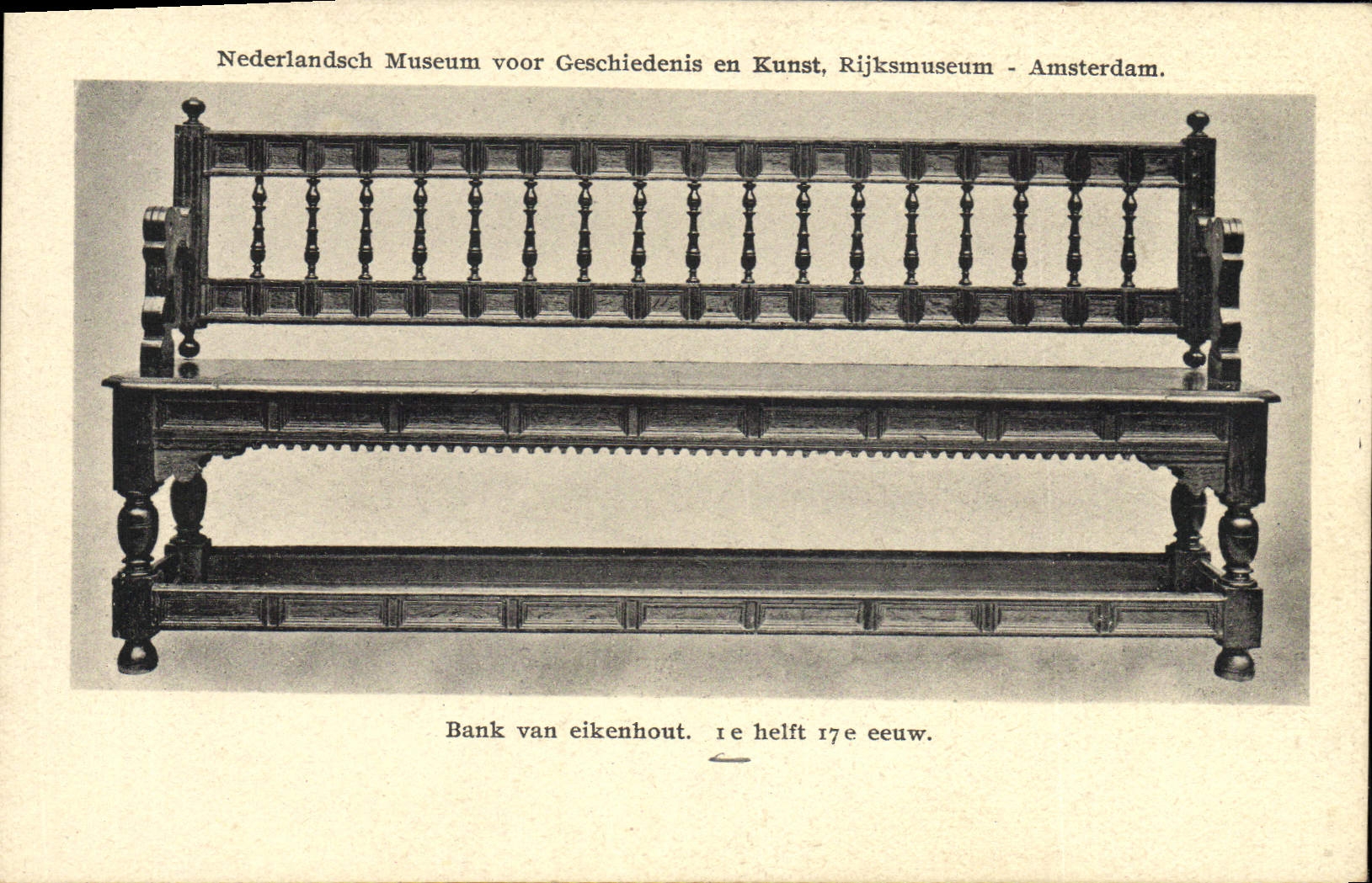 Postal Rijksmuseum Amsterdam Bank